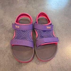 Teva Psyclone XLT purple pink hybrid sandals sneaker shoes youth girls size 2